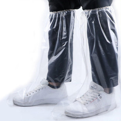 Fancystyle Disposable Boot Covers 19in Tall | Extra Large, Clear, Water & Skid Resistant (80 ct)