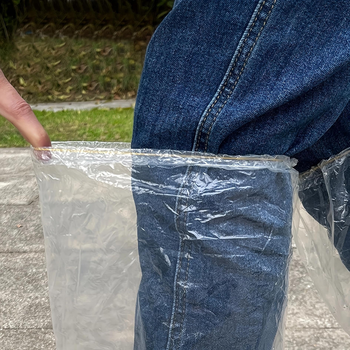 Fancystyle Disposable Boot Covers 19in Tall | Extra Large, Clear, Water & Skid Resistant (80 ct)