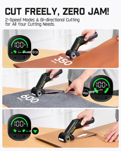 Fanttik C10 Pro BowGuide Electric Cardboard Cutter – Cordless Scissors with LED Display