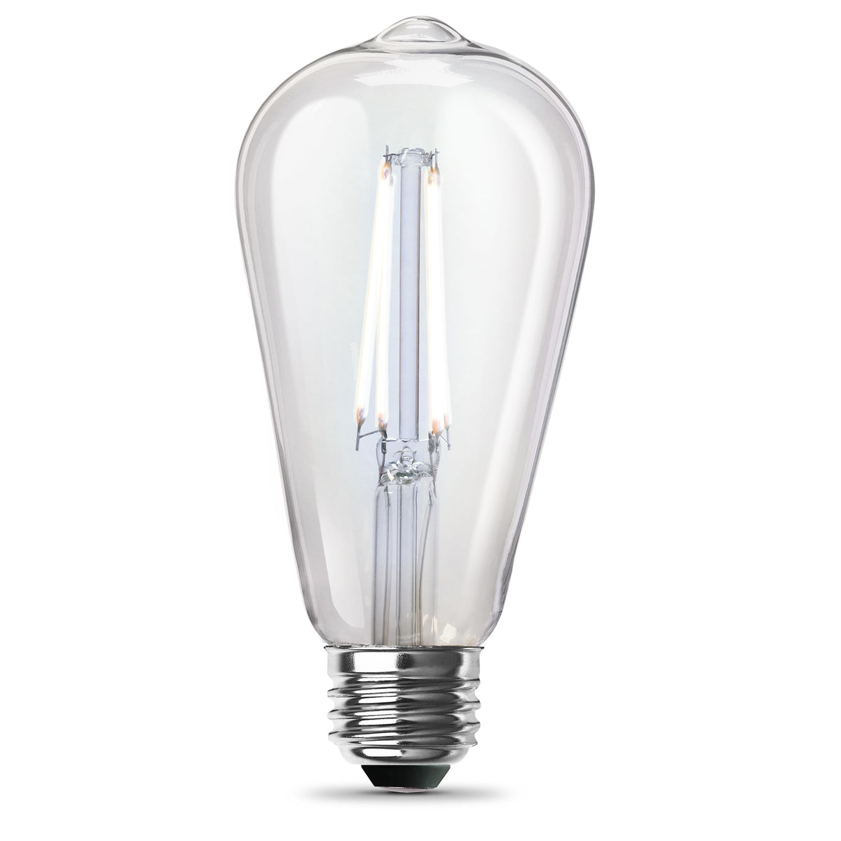 Feit Electric ST19 Vintage Edison LED Bulb – 60W Equivalent, Dimmable, 5000K Daylight, 800 Lumens | E26, 8-Pack
