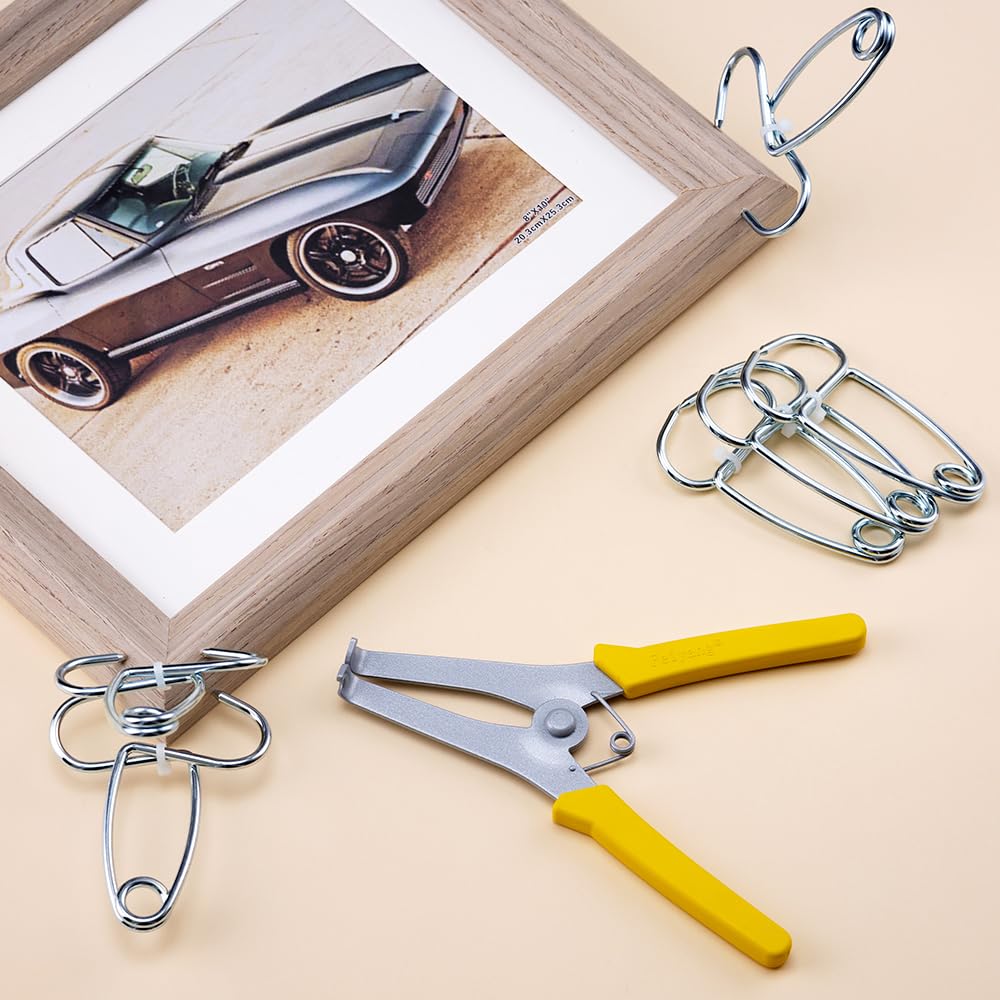 Feiyang Miter Spring Clamps Kit – 8pc for Woodworking & Frames