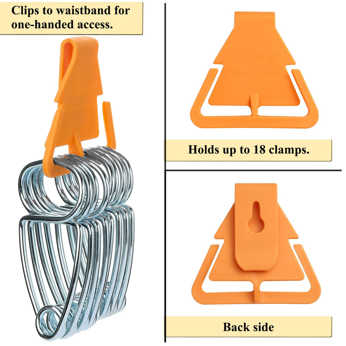Feiyang Miter Spring Clamps Kit – 8pc for Woodworking & Frames