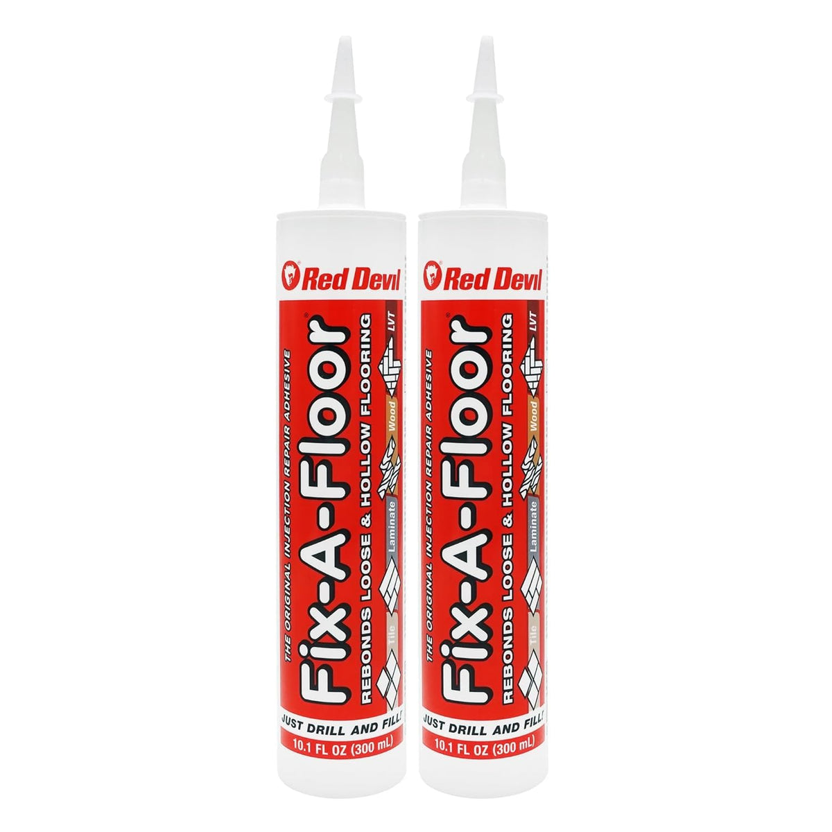 Fix-A-Floor Original Tile Repair Adhesive – Loose Tile Bonding Kit (Pack of 2)