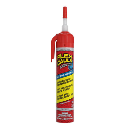 Flex Caulk – Silicone Sealant, Waterproof & Weatherproof, 6.5 oz, 1-Pack | Flex Seal