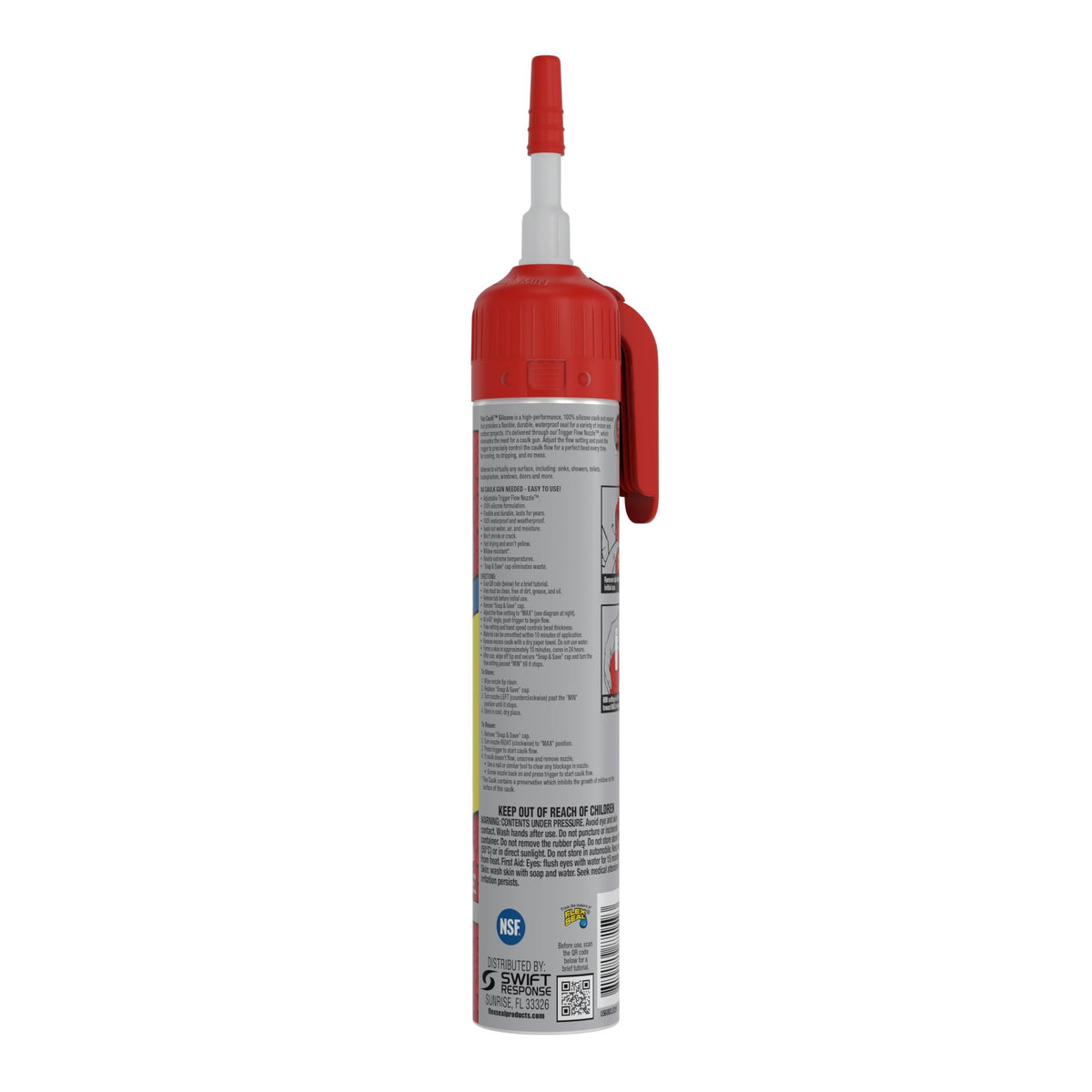 Flex Caulk – Silicone Sealant, Waterproof & Weatherproof, 6.5 oz, 1-Pack | Flex Seal