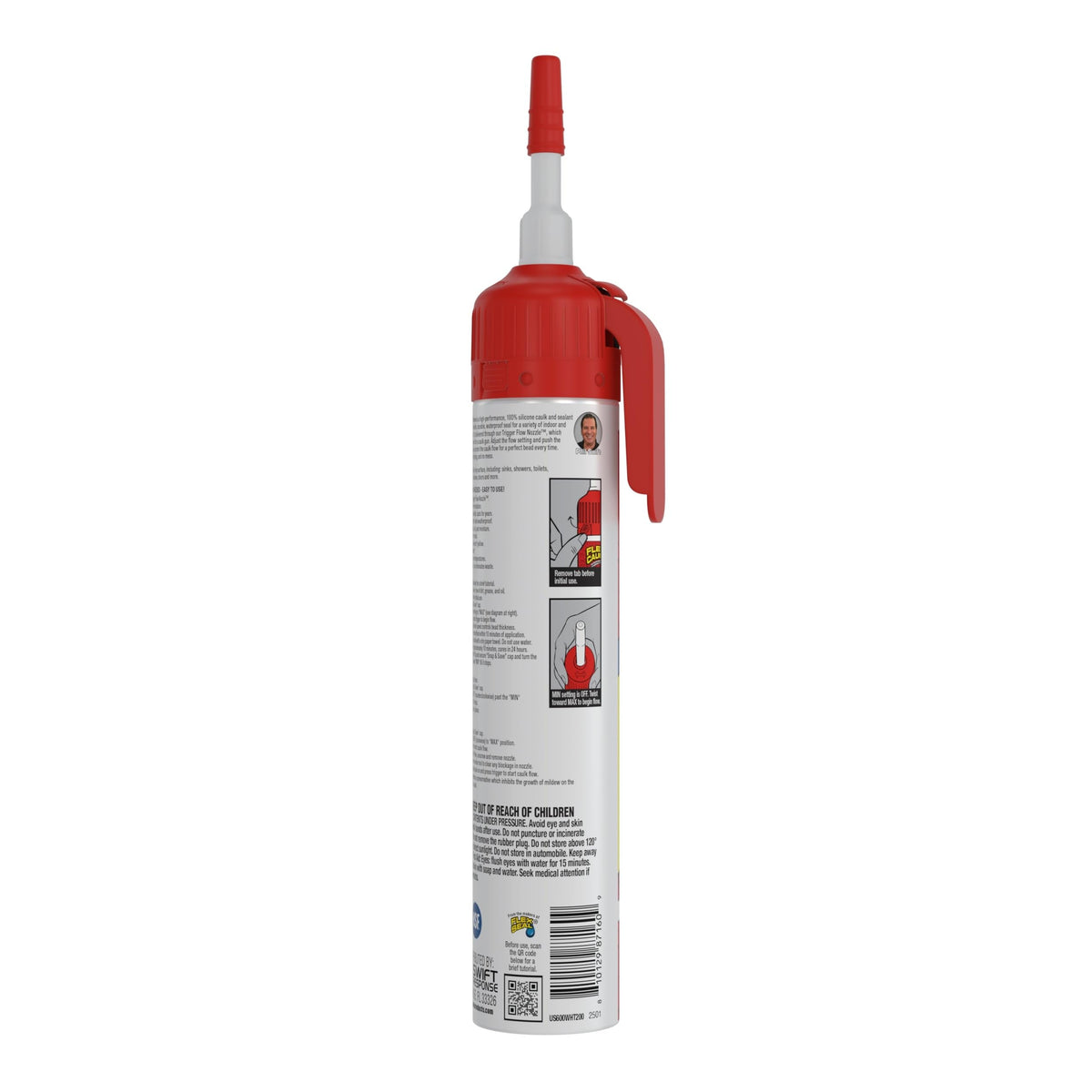 Flex Caulk Silicone Sealant – Waterproof & Weatherproof (6.5 oz) | Flex Seal