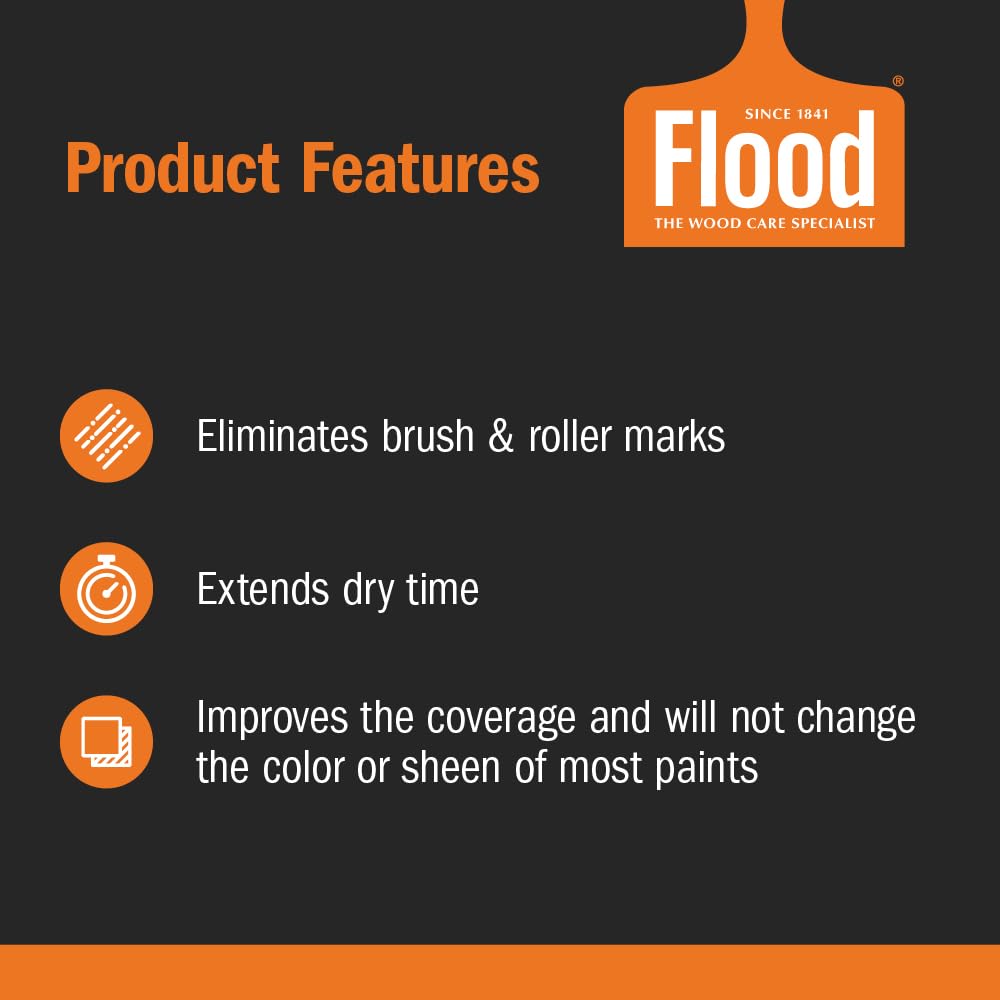 Flood Floetrol Latex Paint Additive – 1 Gal for Smooth Flow & Enhanced Coverage