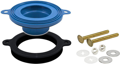 Fluidmaster 7530P8 Universal Wax-Free Toilet Seal | 2-Pack | Fits Any Drain