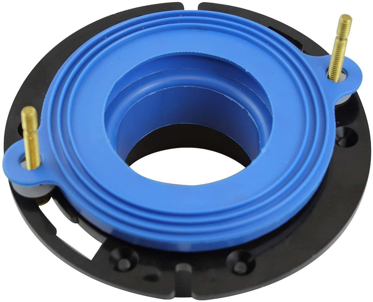 Fluidmaster 7530P8 Universal Wax-Free Toilet Seal | 2-Pack | Fits Any Drain