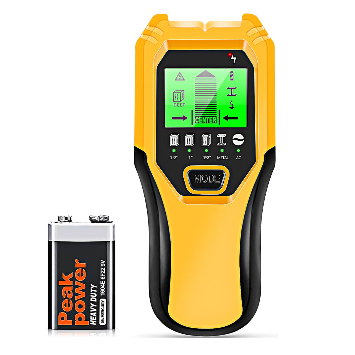 FOLAI 5-in-1 Stud Finder Wall Scanner – Upgraded Smart Wall Detector