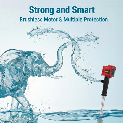 FORDWALT Brushless Stick Water Transfer Pump — Milwaukee 18V Compatible, 720 GPH