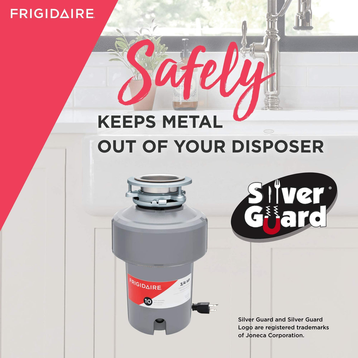 Frigidaire FF75DISPC1 3/4 HP Corded Garbage Disposal – Quiet, Powerful Kitchen Solution