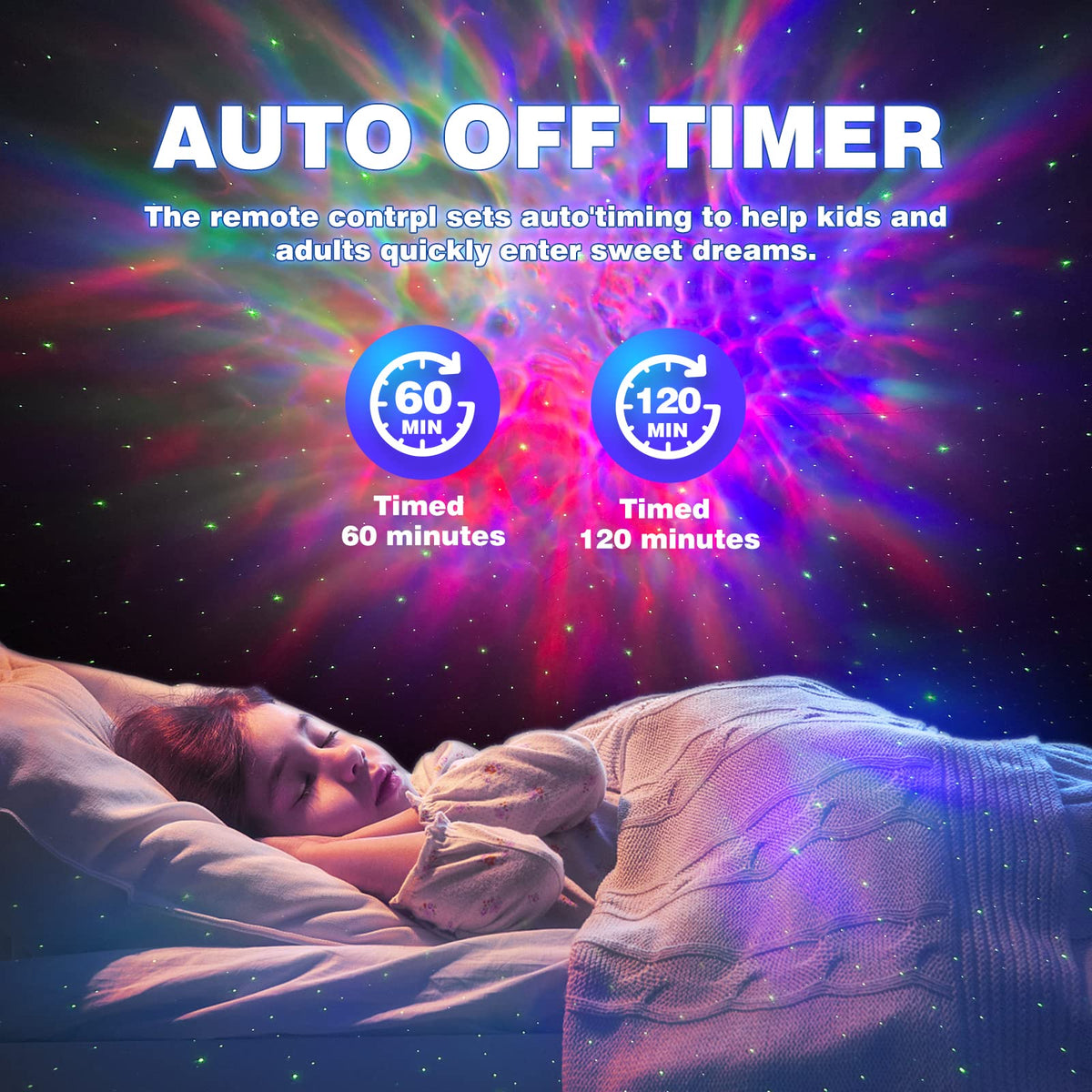 FSSQBFLC Astronaut Galaxy Projector – Nebula Light with Remote, 8 Nebula Effects, Timer