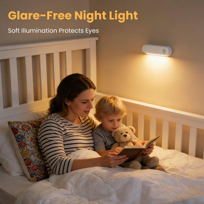 Fuligent Motion Sensor Night Light – 1800mAh Battery, 60-Day Auto Mode, 2-Pack
