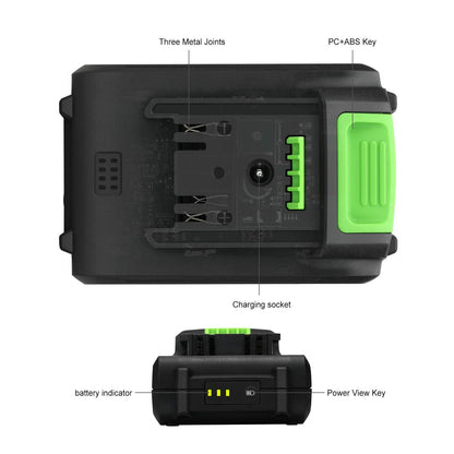 GALAX PRO 20V Lithium-Ion Battery Pack 1.3Ah + Charger — Replacement for GALAX PRO 20V Max Cordless Tools