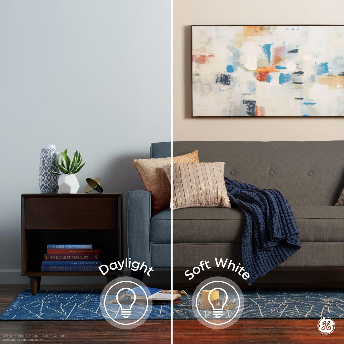 GE LED Light Bulbs – 60W Equivalent, Soft White A19 (6 Pack) | Dimmable