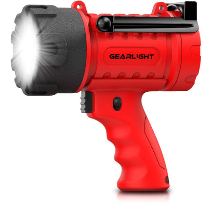 GearLight LED Spotlight Flashlight – Battery-Powered, Waterproof Handheld Spotlight for Camping & Outdoors
