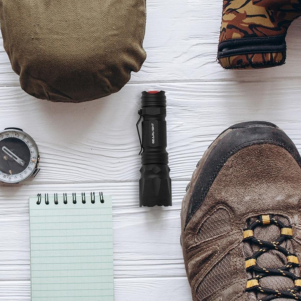 GearLight M3 Mini LED Flashlight Pack — 2 Compact Pocket Lights