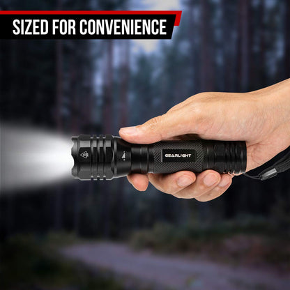 GearLight S1050 LED Flashlight – 2 Pack, High Lumen, 3 Modes, Rugged Aluminum