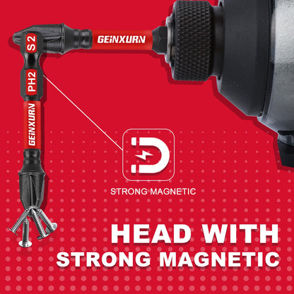 Geinxurn Impact Tough PH2 2 in. Insert Driver Bits — 30 Pack Magnetic Anti-Impact