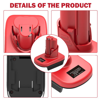 Generic ML18M12 Battery Adapter for Milwaukee 18V to 12V Tools – Adapter Only