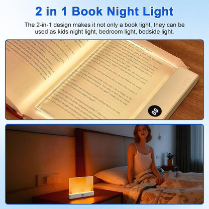 Generic Smart Led Reading Light – Rechargeable Desk Lamp with 3-Color Modes & Timer (White)
