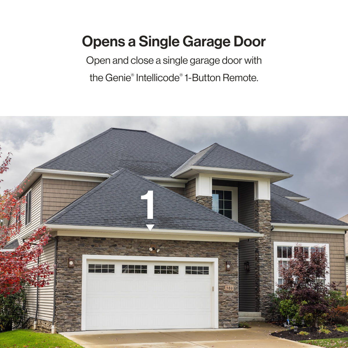 Genie G1T-BX Single Button Intellicode Garage Door Remote | Safe & Secure Access