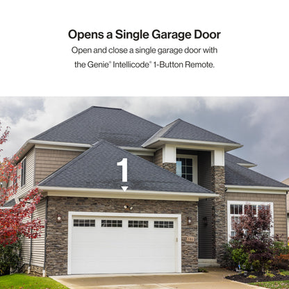 Genie G1T-BX Single Button Intellicode Garage Door Remote | Safe & Secure Access