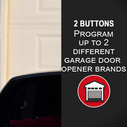 Genie Universal 2 Button Garage Door Opener Remote ACSCTG-UNIV2 | OEM Replacement