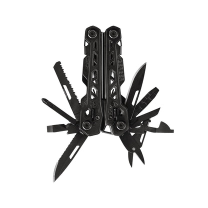 Gerber Gear Truss 17-in-1 Multitool – Slim EDC Pocket Knife with Black Sheath