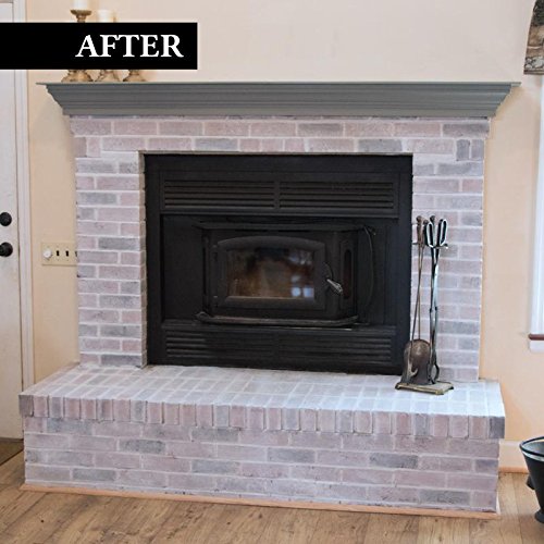 Giani Brick Transformations Whitewash Paint for Brick & Fireplaces – 16 oz Pint