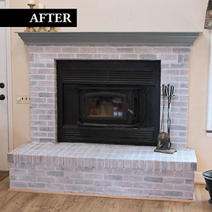 Giani Brick Transformations Whitewash Paint for Brick & Fireplaces – 16 oz Pint