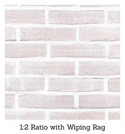Giani Brick Transformations Whitewash Paint for Brick & Fireplaces – 16 oz Pint