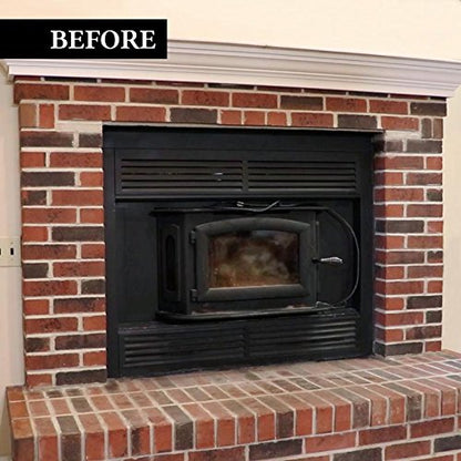 Giani Brick Transformations Whitewash Paint for Brick & Fireplaces – 16 oz Pint