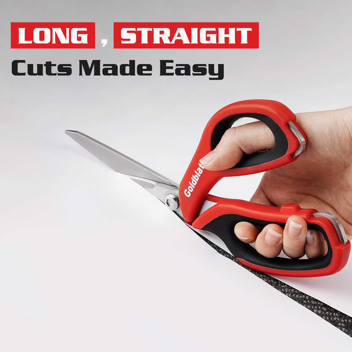 Goldblatt 2PCS Heavy Duty Scissors - Angled Blade, Stainless Steel, Comfortable Grip