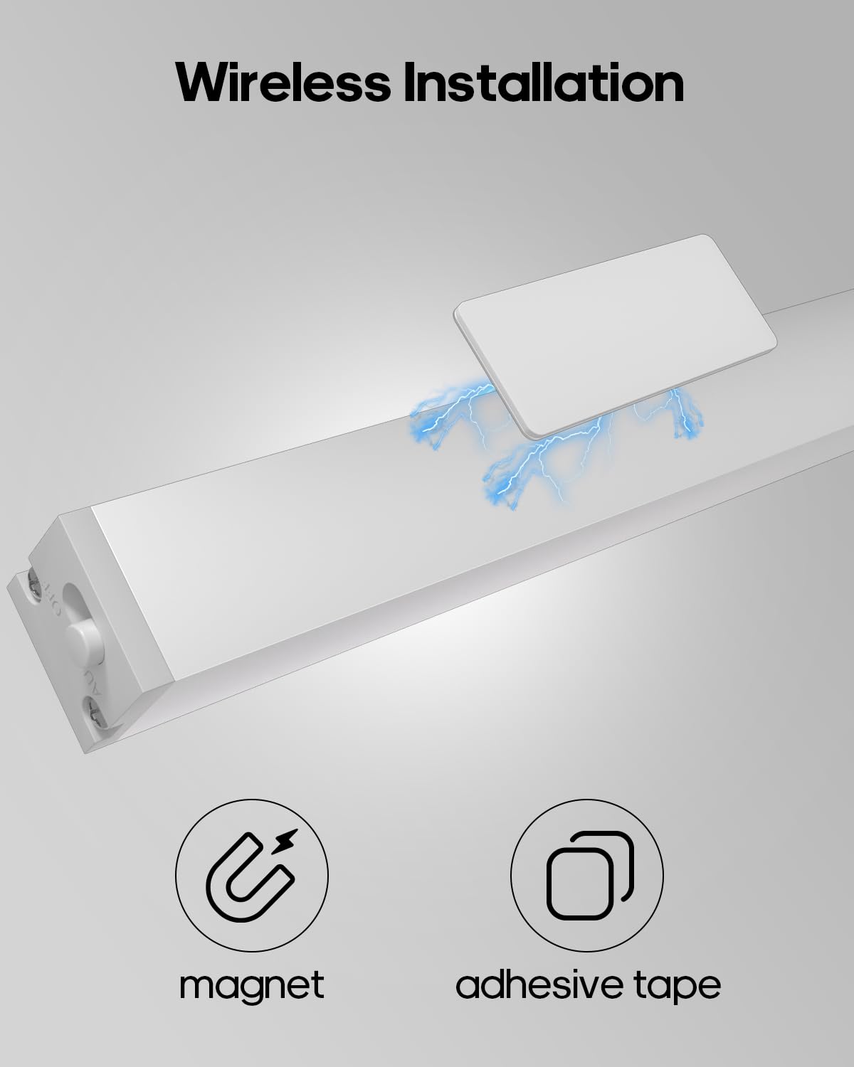 GOODEA 6 Pack LED Under Cabinet Lights Wireless with Charging Station | 7-Inch Rechargeable Motion Sensor, Dimmable Closet Lights