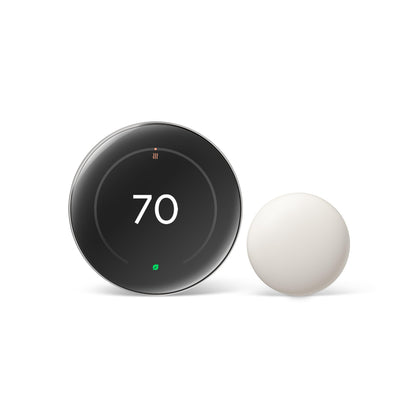 Google Nest Learning Thermostat 4th Gen + Sensor 2nd Gen – Silver