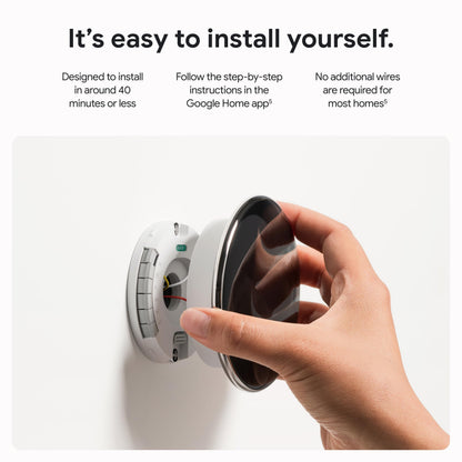 Google Nest Learning Thermostat 4th Gen + Sensor 2nd Gen – Silver