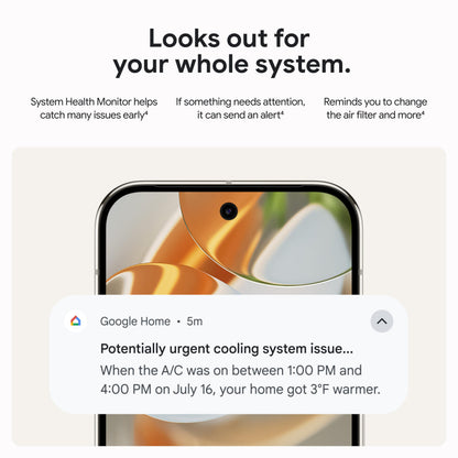 Google Nest Learning Thermostat 4th Gen + Sensor 2nd Gen – Silver