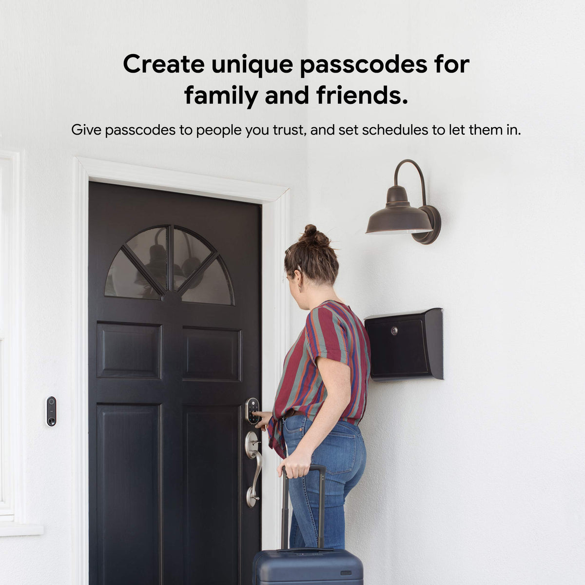 Google Nest x Yale Lock – Keyless Front Door Smart Lock in Oil-Rubbed Bronze