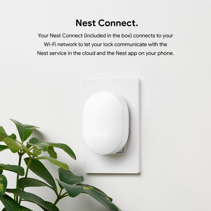 Google Nest x Yale Lock – Keyless Front Door Smart Lock in Oil-Rubbed Bronze