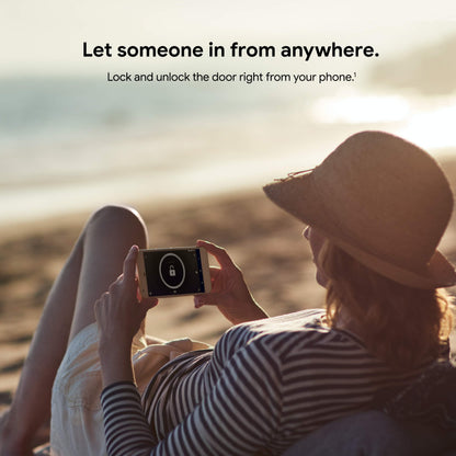 Google Nest x Yale Lock – Keyless Front Door Smart Lock in Oil-Rubbed Bronze