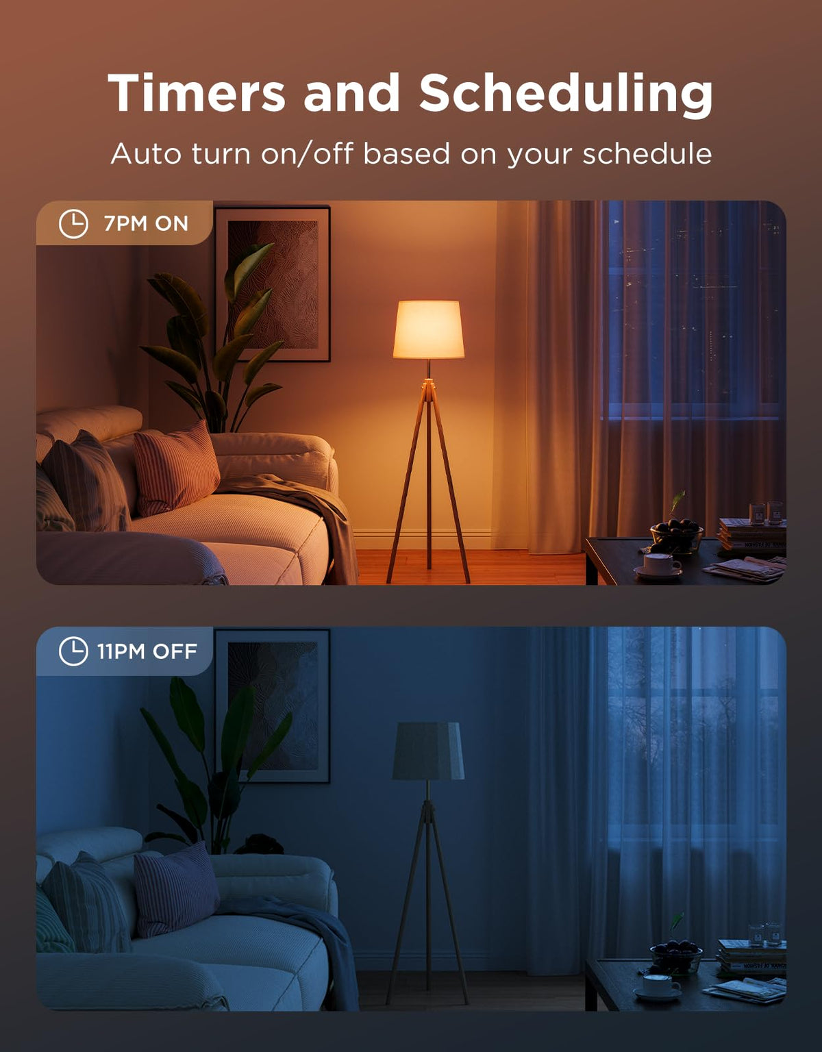 Govee BR30 Smart Light Bulbs – Matter, Alexa & Google Assistant, RGBWW, 850 LM, 6 Pack