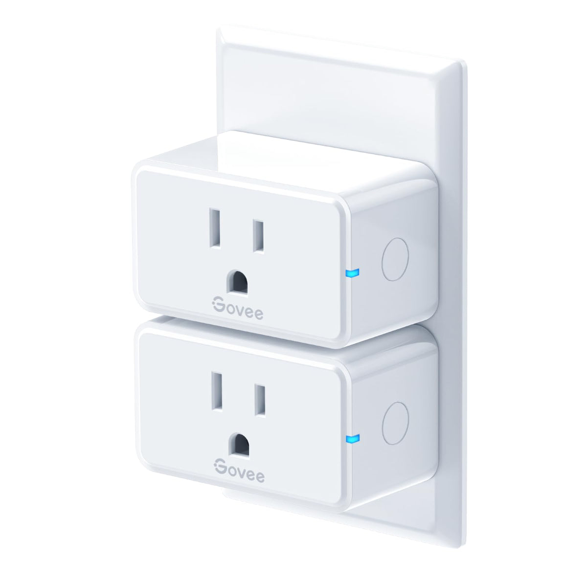 Govee Smart Plug 15A (2 Pack) – WiFi & Bluetooth Outlets with Alexa & Google Assistant