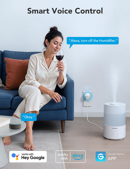 Govee Smart Plug – WiFi Outlet with Timer & Group Control (2 Pack) | Alexa & Google Assistant