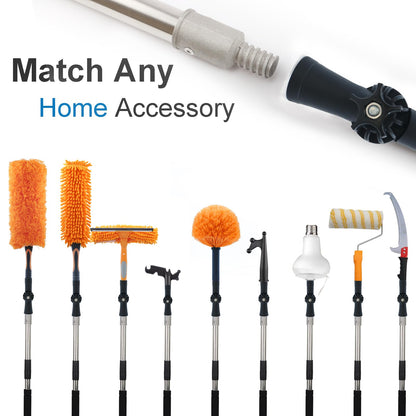 Greeily Paint Roller Extension Pole — 4ft to 12ft Adjustable, Multi-Purpose