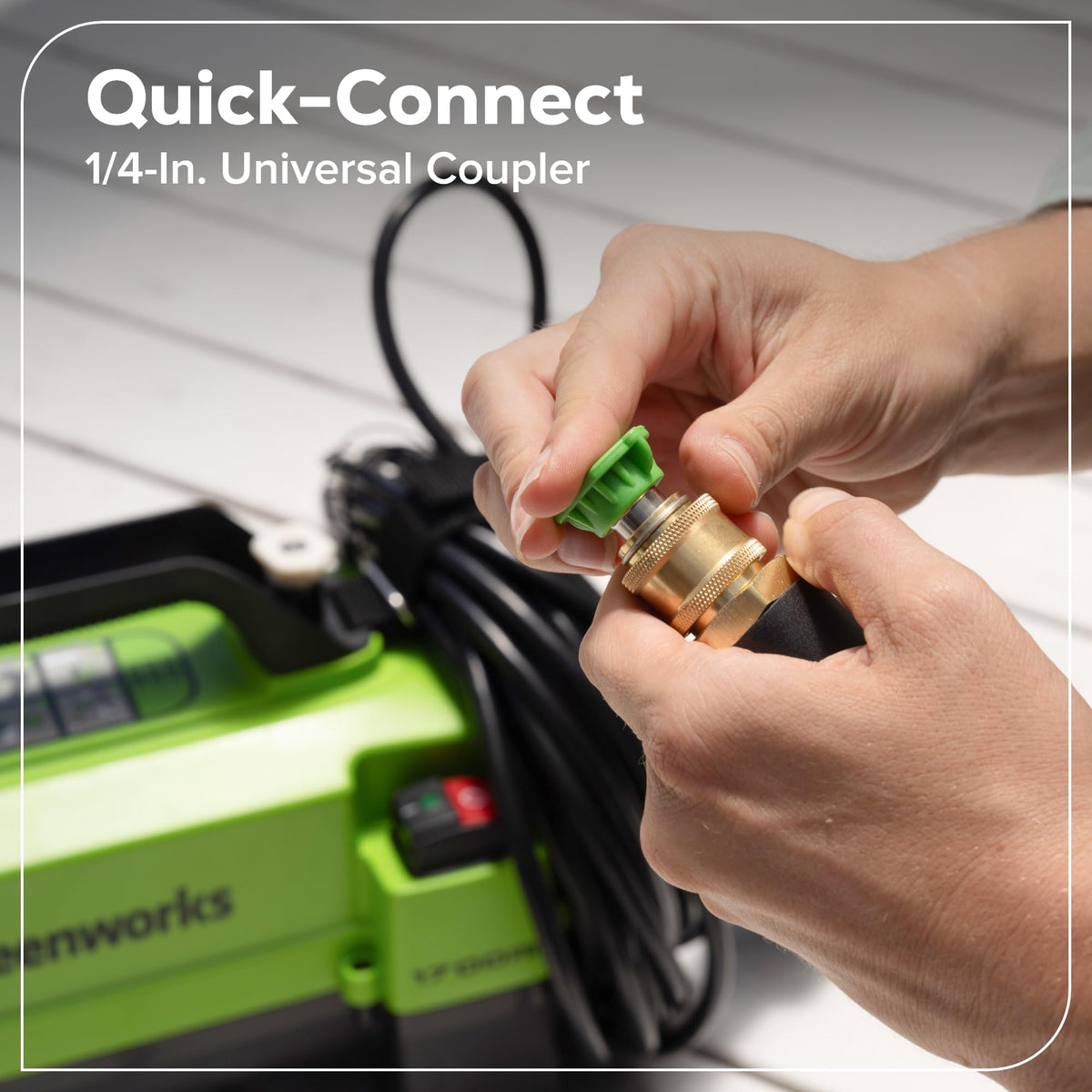 Greenworks 1700 PSI Electric Pressure Washer – Ultra Compact & Lightweight