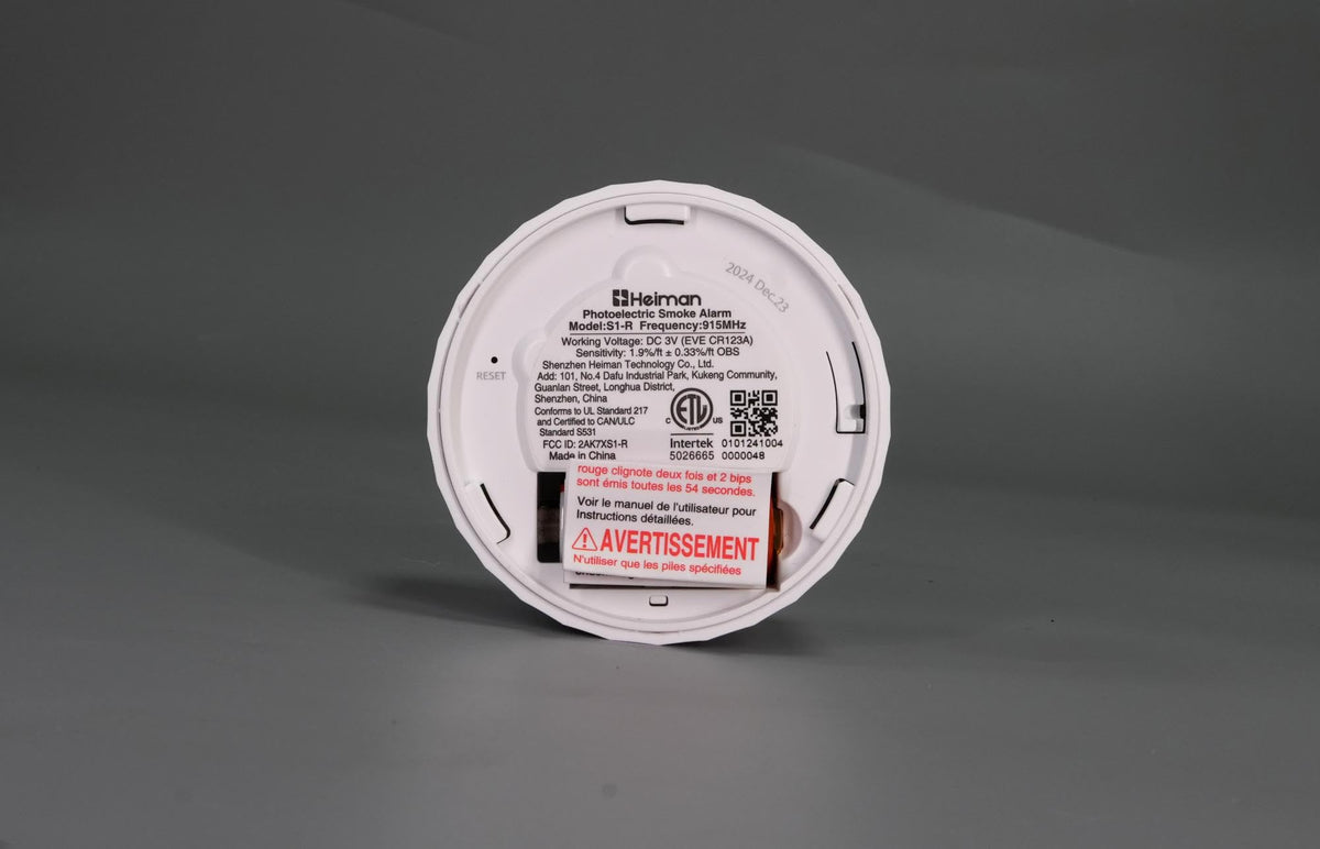 HEIMAN Smoke Detector | Interconnected Wireless Photoelectric Alarms | UL 217 10th Ed