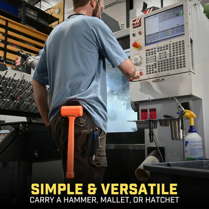 Holstery HammerMaster | Clip-On Hammer Holder Loop for Hammers, Hatchets, and Mallets