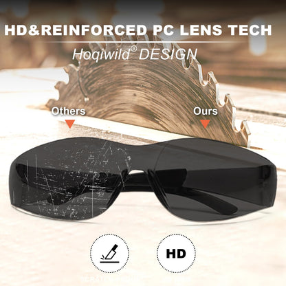 Hoqiwild ANSI Z87.1 Tinted Safety Glasses – 12 Pack Bulk